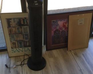 Tower Fan And Decor