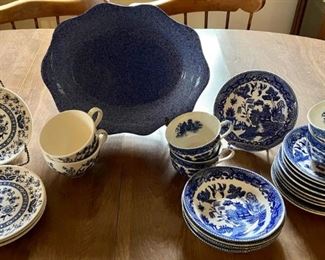 Blue White Stoneware