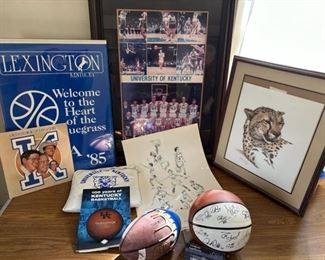 UK Signed Basketball