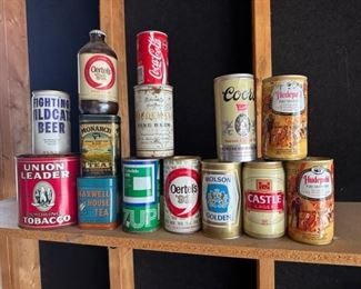 Vtg Beer Cans
