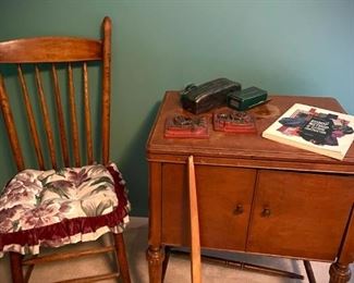 Vtg Sewing Machine More