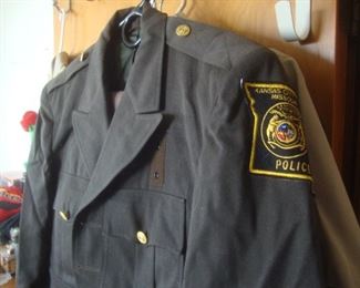 1970's KC MO police uniform with badges