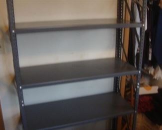 Sturdy metal shelf (one of three)