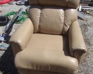 Leather La-Z-Boy recliner