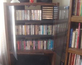 hundreds of cassette tapes