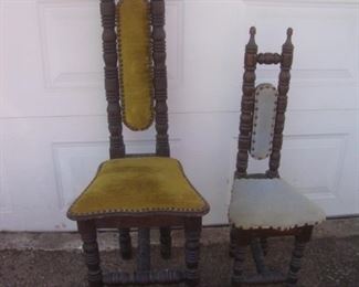 Jacobean style chairs