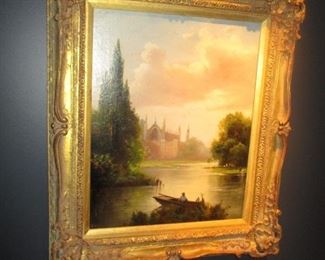 Decorative oil on canvas