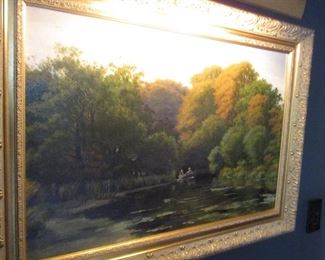 Decorative oil on canvas