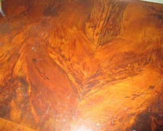 Butterfly matched crotch mahogany on top of Sideboard