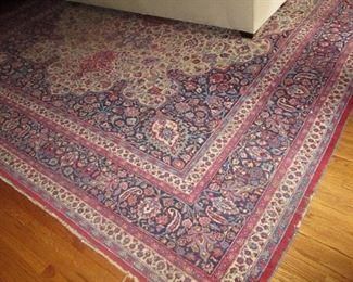 Detail of palace size Oriental carpet
