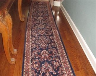 Hand tied runner
