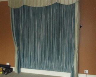Custom bed canopy wide enough for king-size