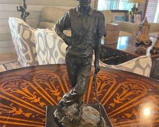Bronze of Tiger Woods