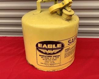 5 Gallon EAGLE Yellow Diesel Can