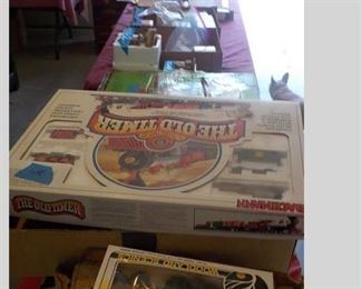 This table has nothing but Model Railroad Items