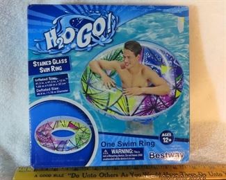  Bestway H2O GO Stained Glass Swim Ring NEW 