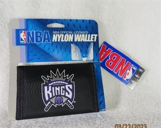 NBA Official Licensed Sacramento Kings Nylon Wallet-NEW 