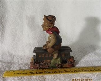 Vintage Tom Clark Gnome "Fargo" 1991 Figurine Train Series 