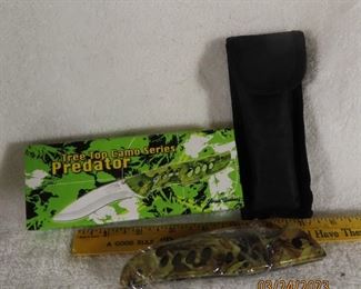 Frost Cutlery One Blade Knife Tree Top Camo Series Predator NEW IN BOX 