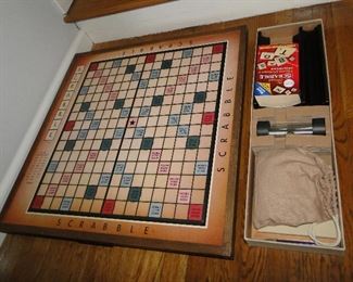 Restoration Hardware Lazy Susan Scrabble