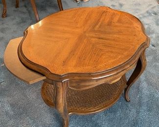 Drexel Side Table with Pullout