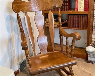 Heavy Yugoslavian Rocking Chair