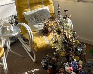 Patio Chair with Matching Couch