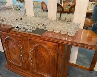 Drexel Buffet with Slide Out Table Top for Serving