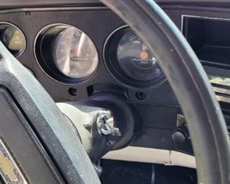 New dash board of Chevy Truck showing 44,425 miles. New transmission and engine replaced in 2021, and per Owner has less than 1,000 miles.