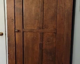 Antique pine Armoire in Master bedroom