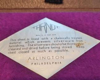 Tarnish Resistant Storage Box for Lunt Sterling Silver