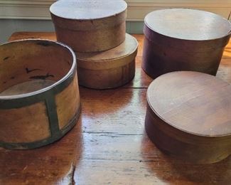 wooden measure boxes
