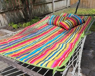 hammock, cushions sold separately