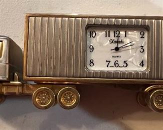 Xanada Quartz Die Cast Trucker Desk Top Clock.  Dimensions: 5" L x 1.5" W x 1 3/4" H
 $20 or Best Offer. 
