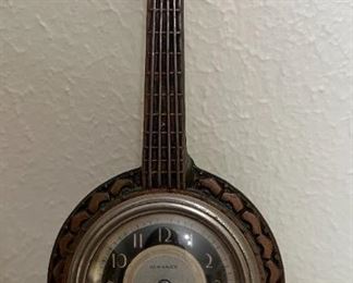 New Haven Mini Banjo Wall Clock. Dimensions: 7.5" H x 3 1/4" W.       $50 or Best Offer. 