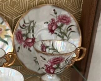 Ucago Flower of the Month January Carnation Teacup & Saucer.       $20 or Best Offer