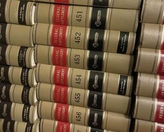 Vintage Federal Supplement Decor Staging Law Books. $5/each. 