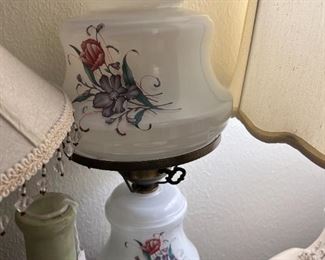 Vintage Oil Hurricane Lamp. Dimensions: 19.5" x 8" $200 or Best Offer. 