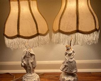 Colonial Pair of Lamps.  $125 or Best Offer. 