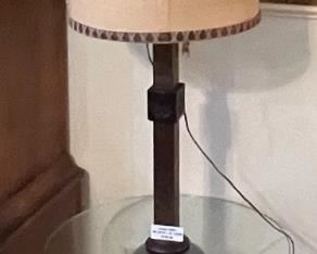 Lamp Glass Top Table.  In person pick up only. 
Dimensions: 59 3/4”H x 21 1/4”W.                                      $125 or Best Offer.