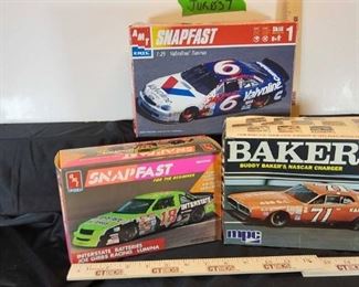 JUR037 Mixed Model Racecar Lot Valvoline, Gibbs And Baker