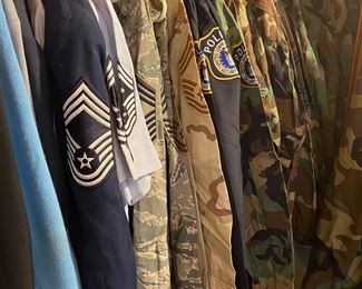 Military uniforms 