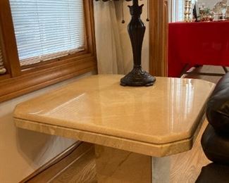 Top Quality Fine Marble End Table (2 Pcs Top & Base)