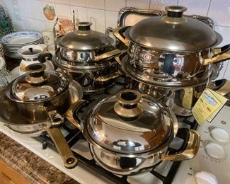 Casa Elite Complete Stainless Cooking Pots & Pans