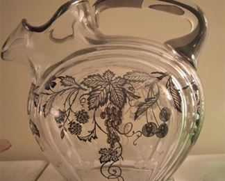 Sterling Overlay Pitcher