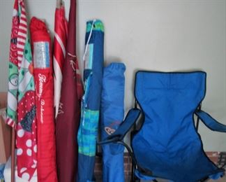 Beach Chairs..Umbrellas