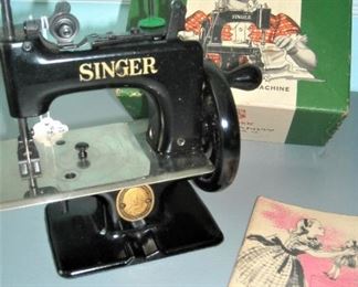 Vintage Singer child's REAL sewing machine
