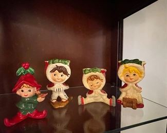 vintage Christmas figurines