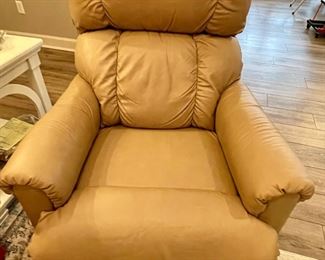 leather La-Z-Boy recliner purchased in 2020 at Village Furniture for $850