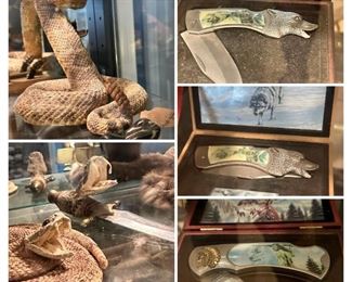 Rattlesnakes and knives!